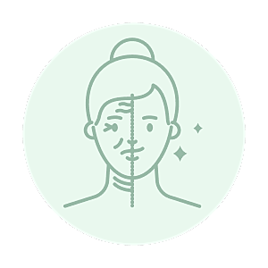 Skincare and beauty concept illustration.